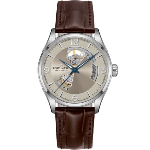 Hamilton Jazzmaster Open Heart 42 Stainless Steel / Salmon H32705521