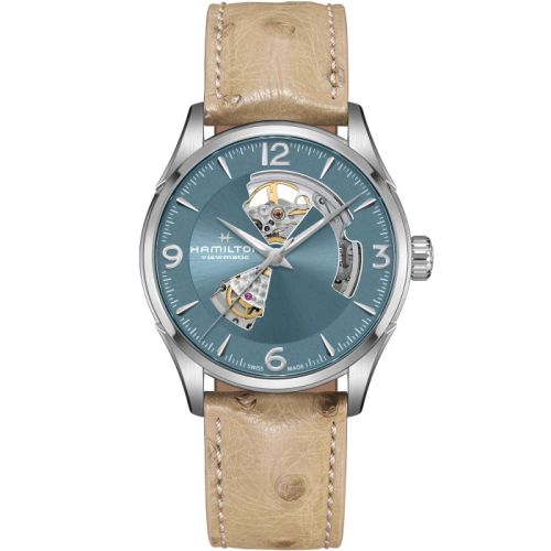 Hamilton Jazzmaster Open Heart 42 Stainless Steel / Blue H32705842
