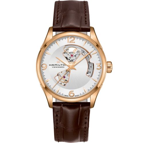 Hamilton Jazzmaster Open Heart 42 Rose Gold / Silver H32735551