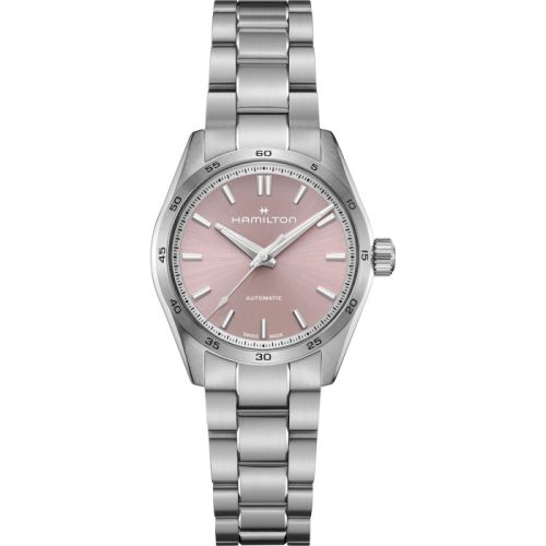 Hamilton Jazzmaster Performer Auto 34 Stainless Steel / Pink / Bracelet H36105171