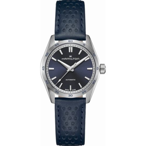 Hamilton Jazzmaster Performer Auto 34 Stainless Steel / Blue H36115640