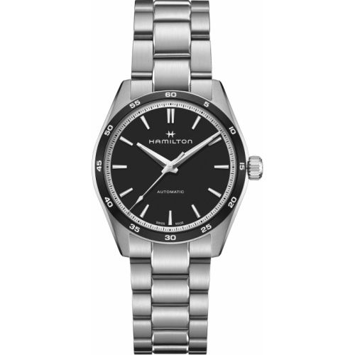 Hamilton Jazzmaster Performer Auto 38 Stainless Steel / Black / Bracelet H36205130