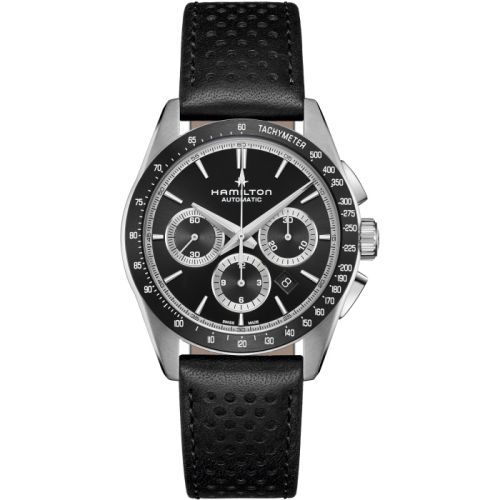 Hamilton Jazzmaster Performer Auto Chrono 42 Stainless Steel / Black H36606730