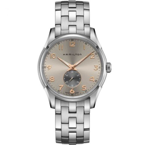Hamilton Jazzmaster Thinline Small Second Quartz Stainless Steel / Grey / Bracelet H38411180