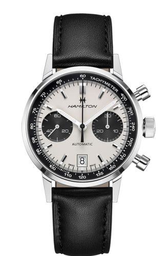 Hamilton Intra-Matic 68 Auto Chrono Stainless Steel / Silver / Strap H38416711