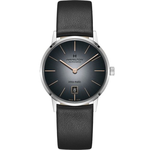 Hamilton Intra-Matic 38 Stainless Steel / Grey H38455781