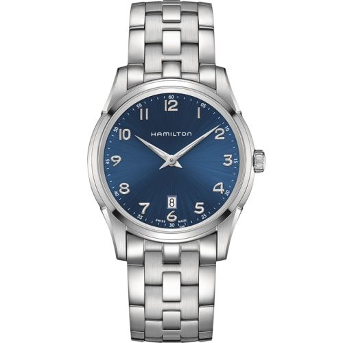 Hamilton Jazzmaster Thinline Quartz 42 Stainless Steel / Blue / Bracelet H38511143