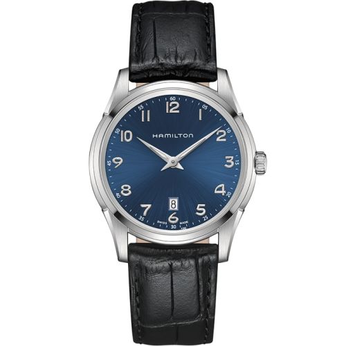 Hamilton Jazzmaster Thinline Quartz 42 Stainless Steel / Blue H38511743