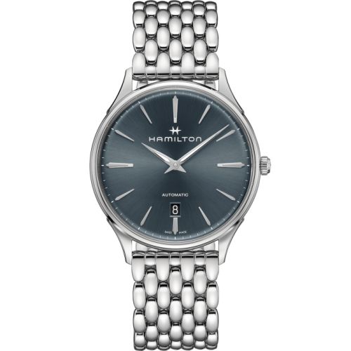 Hamilton Jazzmaster Thinline Auto 40 Stainless Steel / Blue / Bracelet H38525141