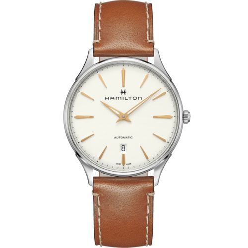 Hamilton Jazzmaster Thinline Auto 40 Stainless Steel / White H38525512