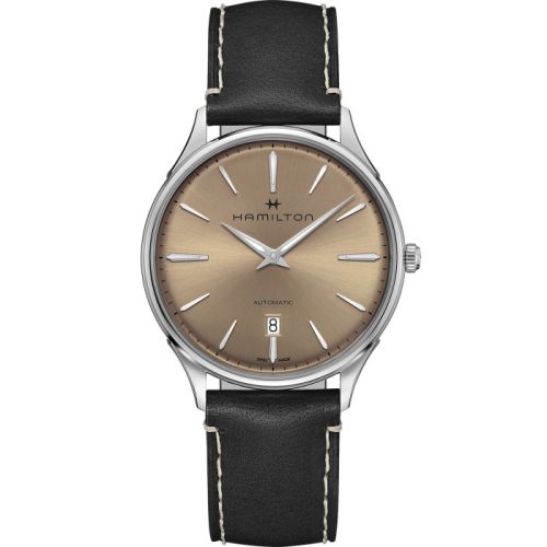 Hamilton Jazzmaster Thinline Auto 40 Stainless Steel / Beige H38525721