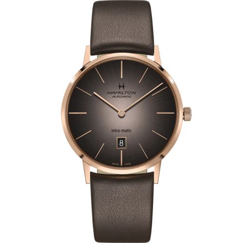 Hamilton Intra-Matic 42 Rose Gold / Grey H38745501