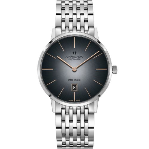 Hamilton Intra-Matic 42 Stainless Steel / Grey / Bracelet H38755181