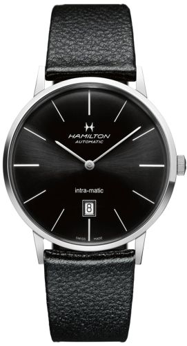 Hamilton Intra-Matic 42 Stainless Steel / Black / Strap H38755731