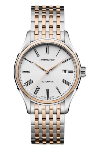 Hamilton Valiant Autom Stainless Steel - Rose Gold / White / Bracelet H39525214