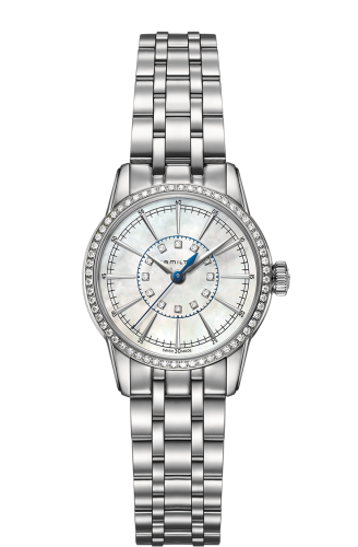 Hamilton Railroad Lady 28 Quartz Stainless Steel - Diamond / MOP / Bracelet H40391191