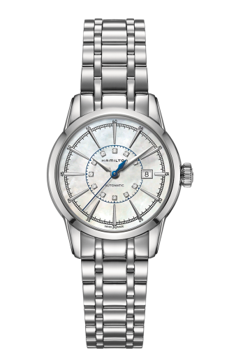 Hamilton Railroad Lady 32 Auto Stainless Steel / MOP / Bracelet H40405191