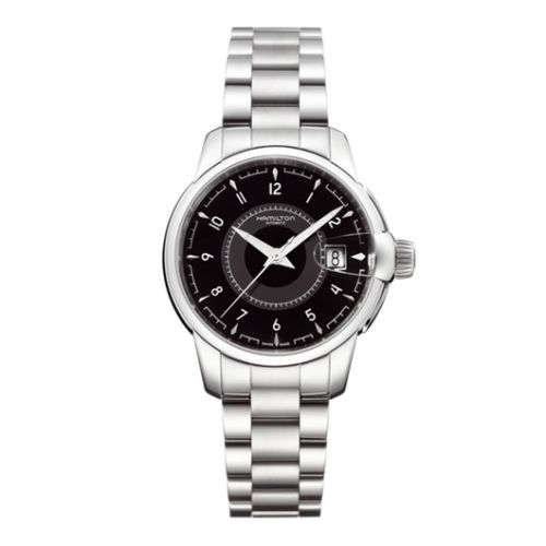 Hamilton Railroad 38 Auto Stainless Steel / Black / Bracelet H40415135