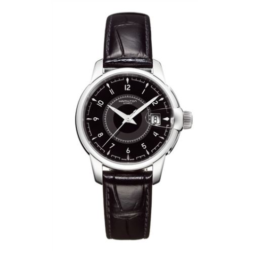 Hamilton Railroad 38 Auto Stainless Steel / Black H40415735