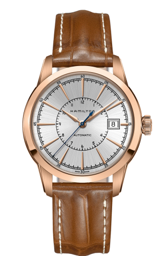 Hamilton Railroad 40 Auto Rose Gold / Silver H40505551