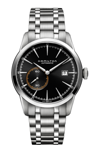 Hamilton Railroad 42 Small Second Auto Stainless Steel / Black / Bracelet H40515131
