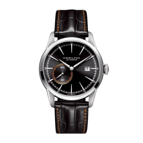 Hamilton Railroad 42 Small Second Auto Stainless Steel / Black H40515731