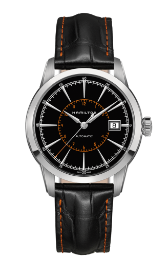 Hamilton Railroad 40 Auto Stainless Steel / Black H40555731