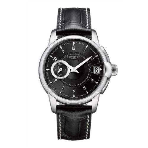 Hamilton Railroad 44 Small Second Auto Stainless Steel / Black H40615735