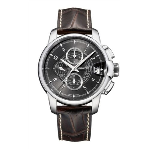 Hamilton Railroad 46 Chrono Stainless Steel / Black H40616535