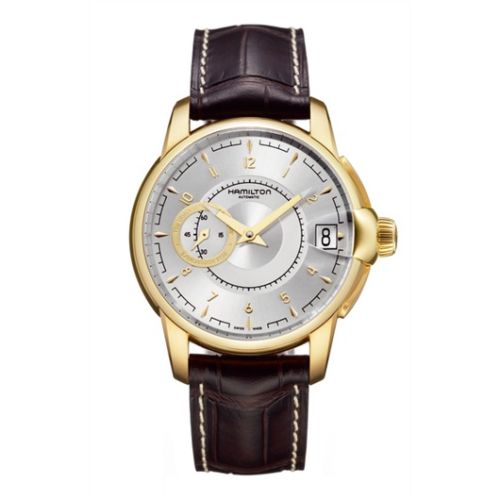 Hamilton Railroad 44 Small Seconds Yellow Gold / Silver H40645555