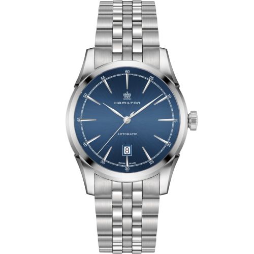 Hamilton Spirit Of Liberty Auto 42 Stainless Steel / Blue / Bracelet H42415041