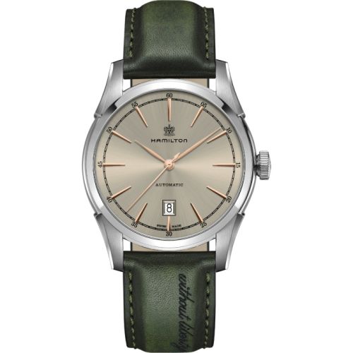 Hamilton Spirit Of Liberty Auto 42 Stainless Steel / Beige H42415801