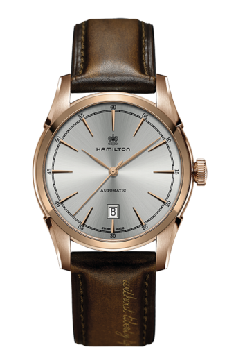 Hamilton Spirit Of Liberty Auto Rose Gold / Silver H42445551