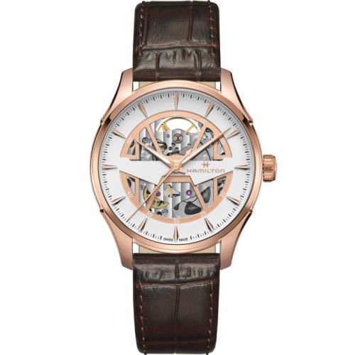 Hamilton Jazzmaster Skeleton Auto 40 Rose Gold / Silver H42505510