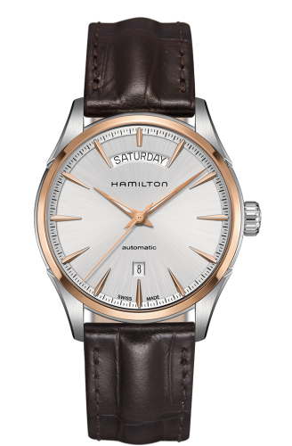 Hamilton Jazzmaster 42 Day Date Stainless Steel - Rose Gold / Silver H42525551