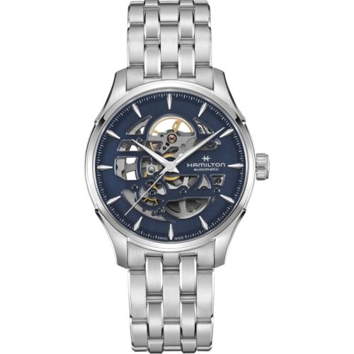 Hamilton Jazzmaster Skeleton Auto 40 Stainless Steel / Blue / Bracelet H42535141