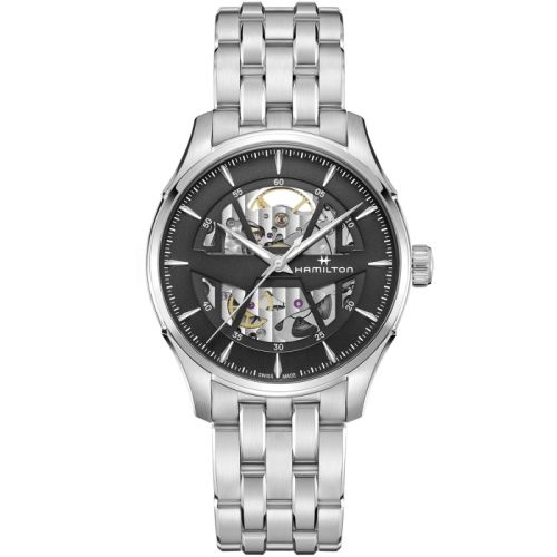Hamilton Jazzmaster Skeleton Auto 40 Stainless Steel / Black / Bracelet H42535180