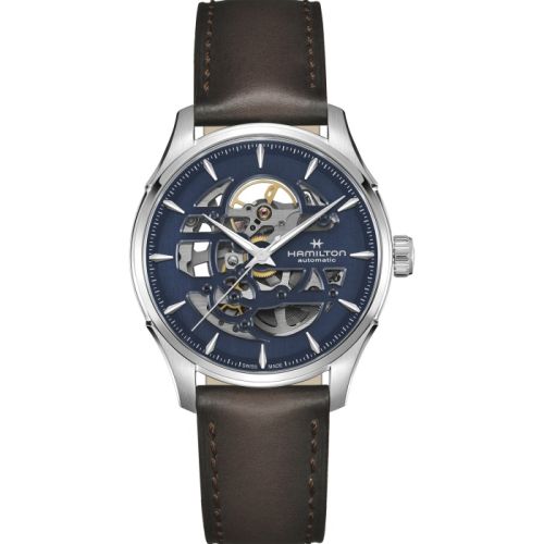 Hamilton Jazzmaster Skeleton Auto 40 Stainless Steel / Blue H42535541