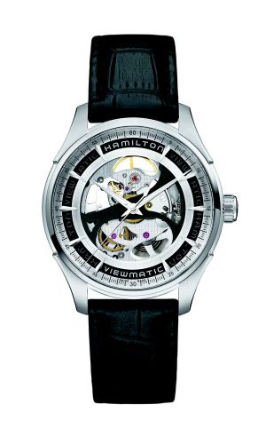 Hamilton Jazzmaster Viewmatic Skeleton Auto Stainless Steel / Black H42555751