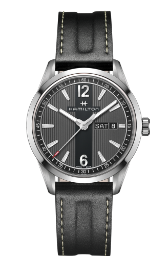 Hamilton Broadway Day Date Quartz Steel / Grey H43311735