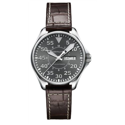 Hamilton Khaki Aviation Pilot Grey H64425585