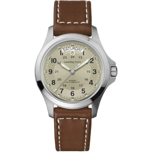 Hamilton Khaki Field King Auto 40 Stainless Steel / Beige H64455523