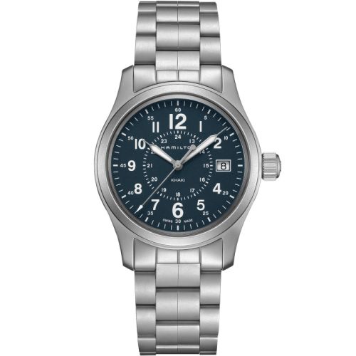 Hamilton Khaki Field Quartz 38 Stainless Steel / Blue / Bracelet H68201143