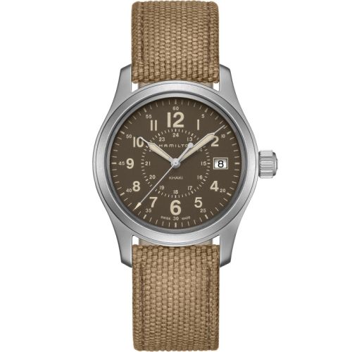 Hamilton Khaki Field Quartz 38 Stainless Steel / Brown H68201993