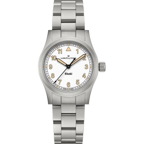 Hamilton Khaki Field Quartz 33 Stainless Steel / White / Bracelet H69301110