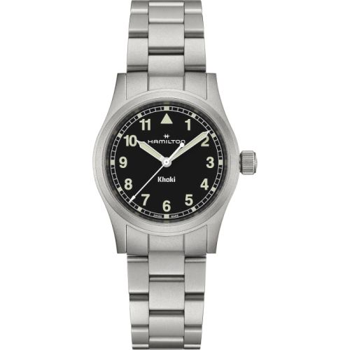 Hamilton Khaki Field Quartz 33 Stainless Steel / Black / Bracelet H69301130