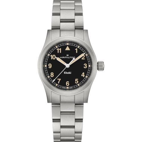 Hamilton Khaki Field Quartz 33 Stainless Steel / Black / Bracelet H69301131