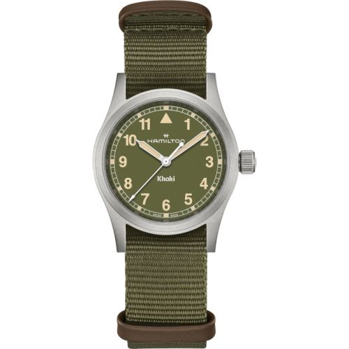 Hamilton Khaki Field Quartz 33 Stainless Steel / Green H69301960