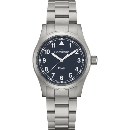 Hamilton Khaki Field Quartz 38 Stainless Steel / Blue / Bracelet H69401140