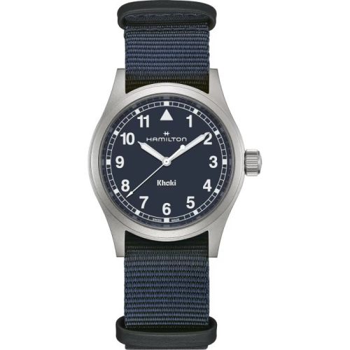 Hamilton Khaki Field Quartz 38 Stainless Steel / Blue H69401940